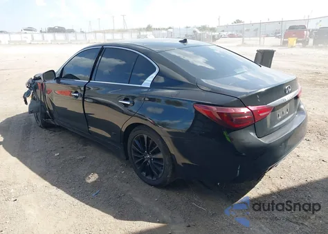 2021 Infiniti Q50 Luxe Awd z USA, uszkodzony, nr VIN JN1EV7BR9MM755855